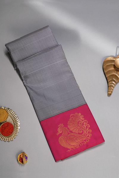 Elegant Ivory Silk Saree